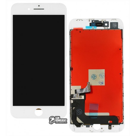 Дисплей iPhone 8 Plus, белый, с сенсорным экраном (дисплейный модуль), copy