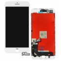Дисплей iPhone 8 Plus, білий, з сенсорним екраном (дисплейний модуль), China quality, Tianma