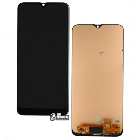 Дисплей для Samsung A305 Galaxy A30, черный, с сенсорным экраном, с регулировкой яркости, (TFT), Сopy