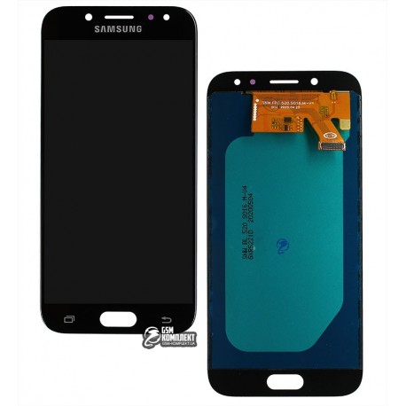 Дисплей для Samsung J530 Galaxy J5 (2017), черный, с сенсорным экраном, с регулировкой яркости, (TFT), Сopy