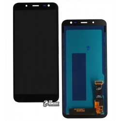 Дисплей Samsung J600 Galaxy J6; Samsung, черный, с сенсорным экраном (дисплейный модуль), с регулировкой яркости, (TFT), Сopy Дисплей Samsung J600 Galaxy J6; Samsung, черный, с сенсорным экраном (дисплейный модуль), с регулировкой яркости, (TFT), Сopy