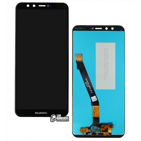 Дисплей Huawei Honor 9 Lite, черный, с сенсорным экраном (дисплейный модуль), High Copy, AL00/AL10/TL10