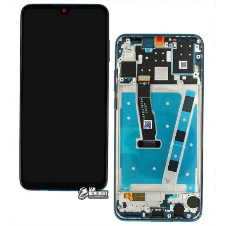 Дисплей Huawei Nova 4e, P30 Lite, черный, с сенсорным экраном (дисплейный модуль), Original (PRC), с рамкой