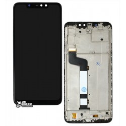 Дисплей Xiaomi Redmi Note 6 Pro, черный, с сенсорным экраном (дисплейный модуль), Original (PRC), с рамкой