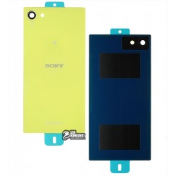 Задняя панель корпуса для Sony E5803 Xperia Z5 Compact Mini, E5823 Xperia Z5 Compact, желтая