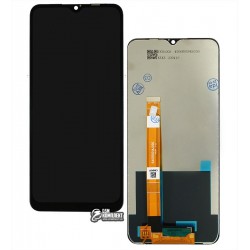 Дисплей Realme 5i, 6i, черный, с сенсорным экраном (дисплейный модуль), Original (PRC)