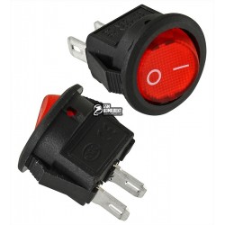 Выключатель клавишный круглый KCD5-101-2 Выключатель клавишный круглый KCD5-101-2