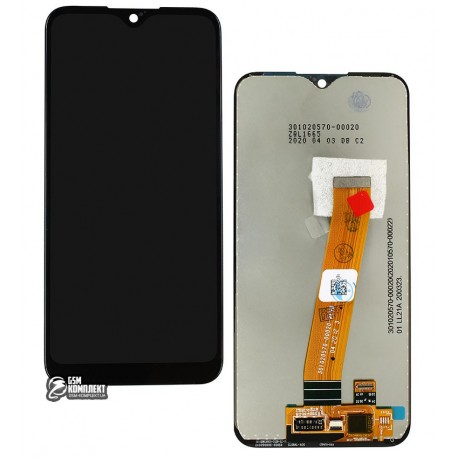 Дисплей для Samsung A015 Galaxy A01, черный, с сенсорным экраном, Original (PRC), original glass