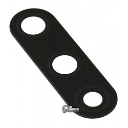 Стекло камеры Xiaomi Mi 9 Lite, размер 29,5x9 мм, черное