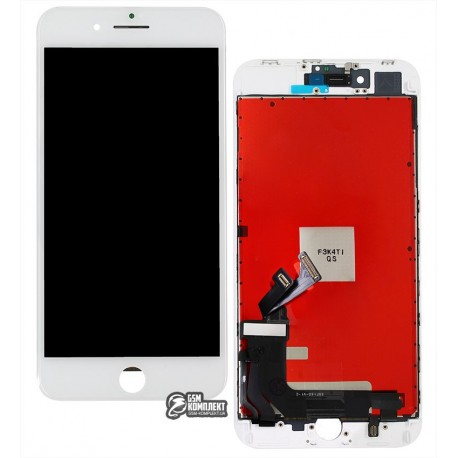 Дисплей iPhone 8 Plus, белый, с сенсорным экраном (дисплейный модуль), с рамкой, Сopy, NCC ESR ColorX