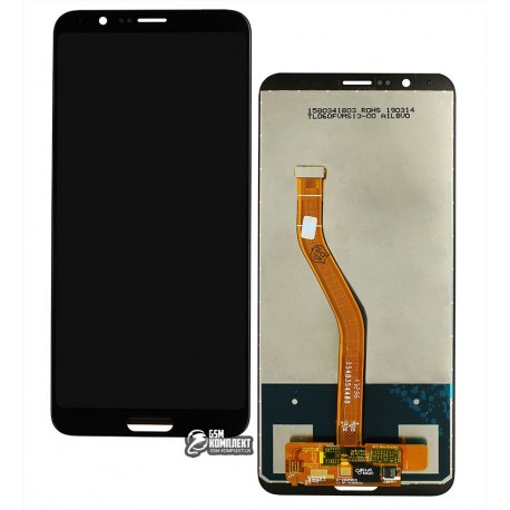 Дисплей для Huawei Honor V10, черный, с сенсорным экраном (дисплейный модуль), original (PRC)
