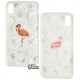 Чехол для Apple iPhone Xs Max, Blood of Jelly Cute case, силиконовый, flamingo white
