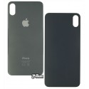 Задняя панель корпуса iPhone XS Max, черный, без снятия рамки камеры, big hole