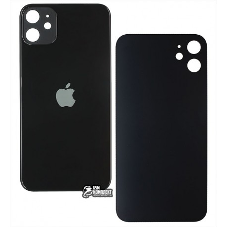 Задняя панель корпуса для iPhone 11, черная, не нужно снимать стекло камеры, small hole