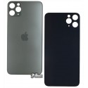 Задняя панель корпуса iPhone 11 Pro Max, серый, со снятием рамки камеры, small hole