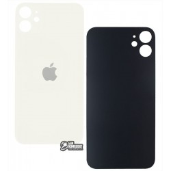 Задняя панель корпуса для iPhone 11, белая, не нужно снимать стекло камеры, big hole