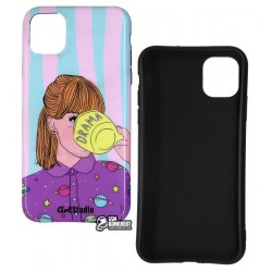 Чехол для iPhone 11, ArtStudio Case Grl Power, силиконовый, drama