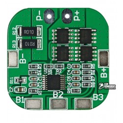 BMS Модуль защиты 4-х элементов 18650 с балансировкой 20A 16.8V
