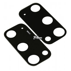 Стекло камеры Samsung G980 Galaxy S20, черное