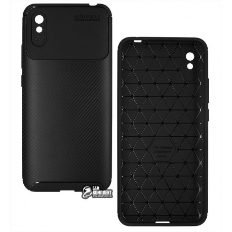 Чехол для Xiaomi Redmi 9A, Ultimate Experience Carbon, силикон, черный Чехол для Xiaomi Redmi 9A, Ultimate Experience Carbon, силикон, черный