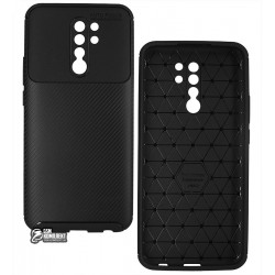 Чехол для Xiaomi Redmi 9, Ultimate Experience Carbon, силикон, черный