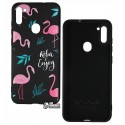 Чехол для Samsung A115/M115 Galaxy A11/M11 (2020), WAVE Fance, софттач силикон, flamingo