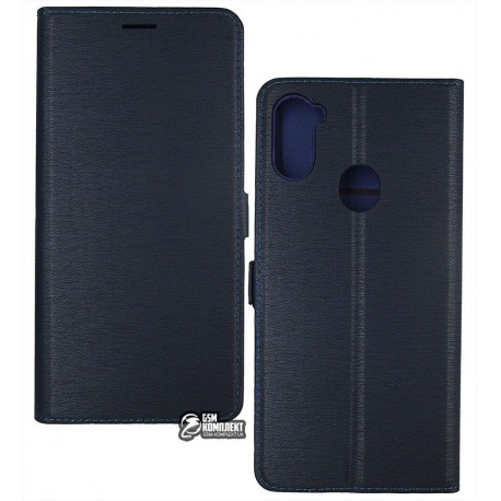 Чехол для Samsung A115/M115 Galaxy A11/M11 (2020), Side Magnet, книжка, синяя