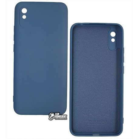 Чехол для Xiaomi Redmi 9A, Silicon cover, wave, софттач силикон Чехол для Xiaomi Redmi 9A, Silicon cover, wave, софттач силикон