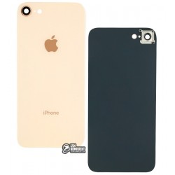 Задняя панель корпуса для iPhone 8, розовая, со стеклом камеры Задняя панель корпуса для iPhone 8, розовая, со стеклом камеры