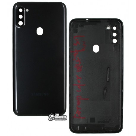 Задняя крышка батареи для Samsung A115 Galaxy A11 (2020), черная