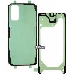 Стикер для тачскрина и задней панели корпуса (двухсторонний скотч) для Samsung G980 Galaxy S20