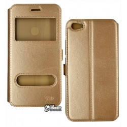 Чохол для Xiaomi Redmi Note 5A, Vip, книжка, з віконцем, золота