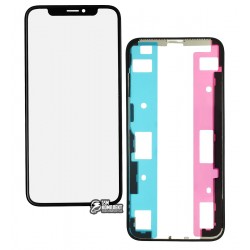 Скло дисплея iPhone XS, з рамкою, з OCA-плівкою, чорне Скло дисплея iPhone XS, з рамкою, з OCA-плівкою, чорне