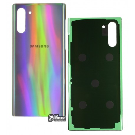 Задняя панель корпуса для Samsung N970F Galaxy Note 10, серебристая