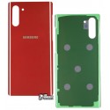 Задняя панель корпуса для Samsung N970F Galaxy Note 10, красная