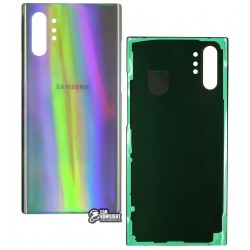 Задняя панель корпуса для Samsung N975F Galaxy Note 10 Plus, серебристая
