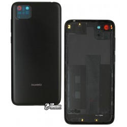 Задняя панель корпуса для Huawei Y5P, Honor 9S, черная Задняя панель корпуса для Huawei Y5P, Honor 9S, черная