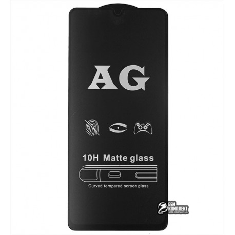 Закаленное защитное стекло для Samsung A315 Galaxy A31 (2020), 2.5D, Full Glue, матовое, черное Закаленное защитное стекло для Samsung A315 Galaxy A31 (2020), 2.5D, Full Glue, матовое, черное