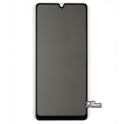Закаленное защитное стекло для Samsung A315 Galaxy A31 (2020), 2.5D, Full Glue, Антишпион, черное