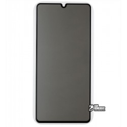 Закаленное защитное стекло для Samsung A415 Galaxy 41 (2020), 2.5D, Full Glue, Антишпион, черное