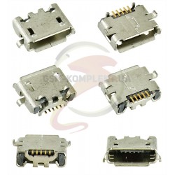 Конектор зарядки для; планшетів, 5 pin, micro-USB тип-B, тип 10 Конектор зарядки для; планшетів, 5 pin, micro-USB тип-B, тип 10