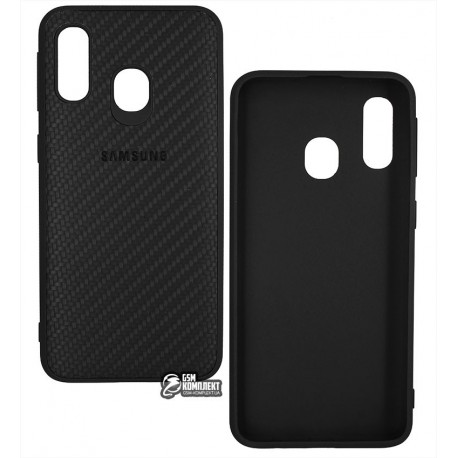 Чехол для Samsung A405F Galaxy A40 (2019), Carbon, силикон