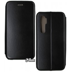 Чохол для Xiaomi Mi Note 10, Mi Note 10 Lite, Fashion, книжка, чорний