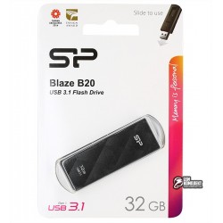 Флешка 32 Gb Silicon Power BLAZE B20 (SP032GBUF3B20V1K)