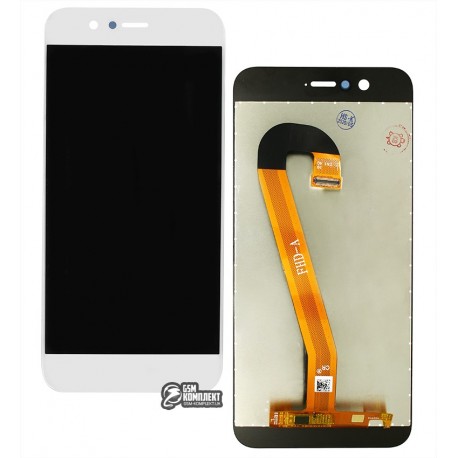 Дисплей Huawei Nova 2 (2017), белый, с сенсорным экраном (дисплейный модуль), High Copy, PIC-L29