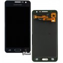 Дисплей для Samsung A300 Galaxy A3, чорний, з сенсорним екраном, з регулюванням яскравості, (TFT), China quality