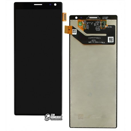 Дисплей для Sony I4213 Xperia 10 Plus, черный, с сенсорным экраном (дисплейный модуль), original (PRC)