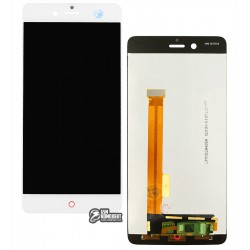 Дисплей для ZTE Nubia Z17mini NX569J, белый, с сенсорным экраном, Original (PRC)