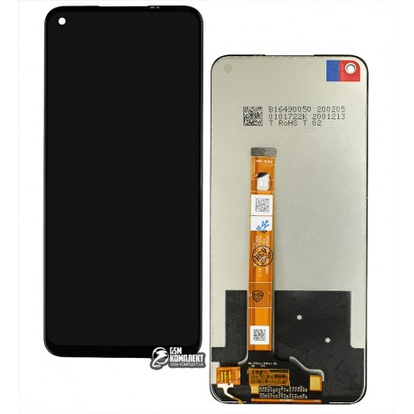 Дисплей Oppo A52, A72, A92, с сенсорным экраном (дисплейный модуль), черный