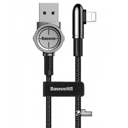 Кабель Lightning - USB, Baseus Exciting, 1 метр, 2.4A, черный